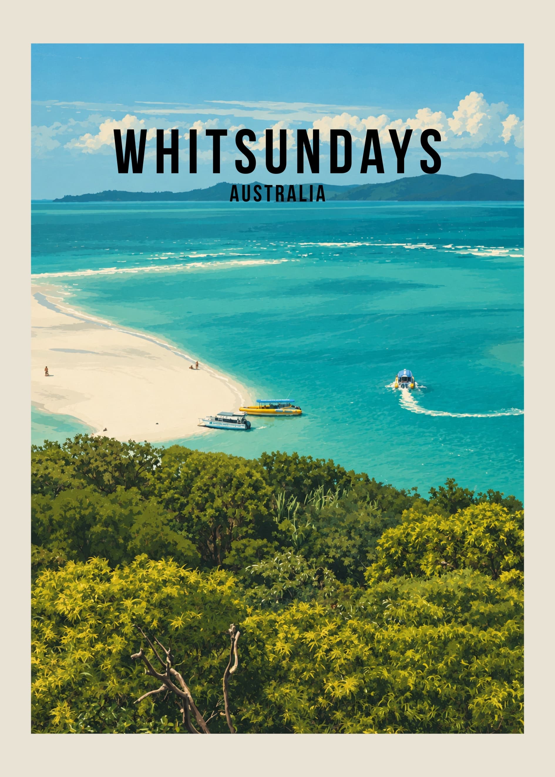 Poster: Whitsundays, Australien